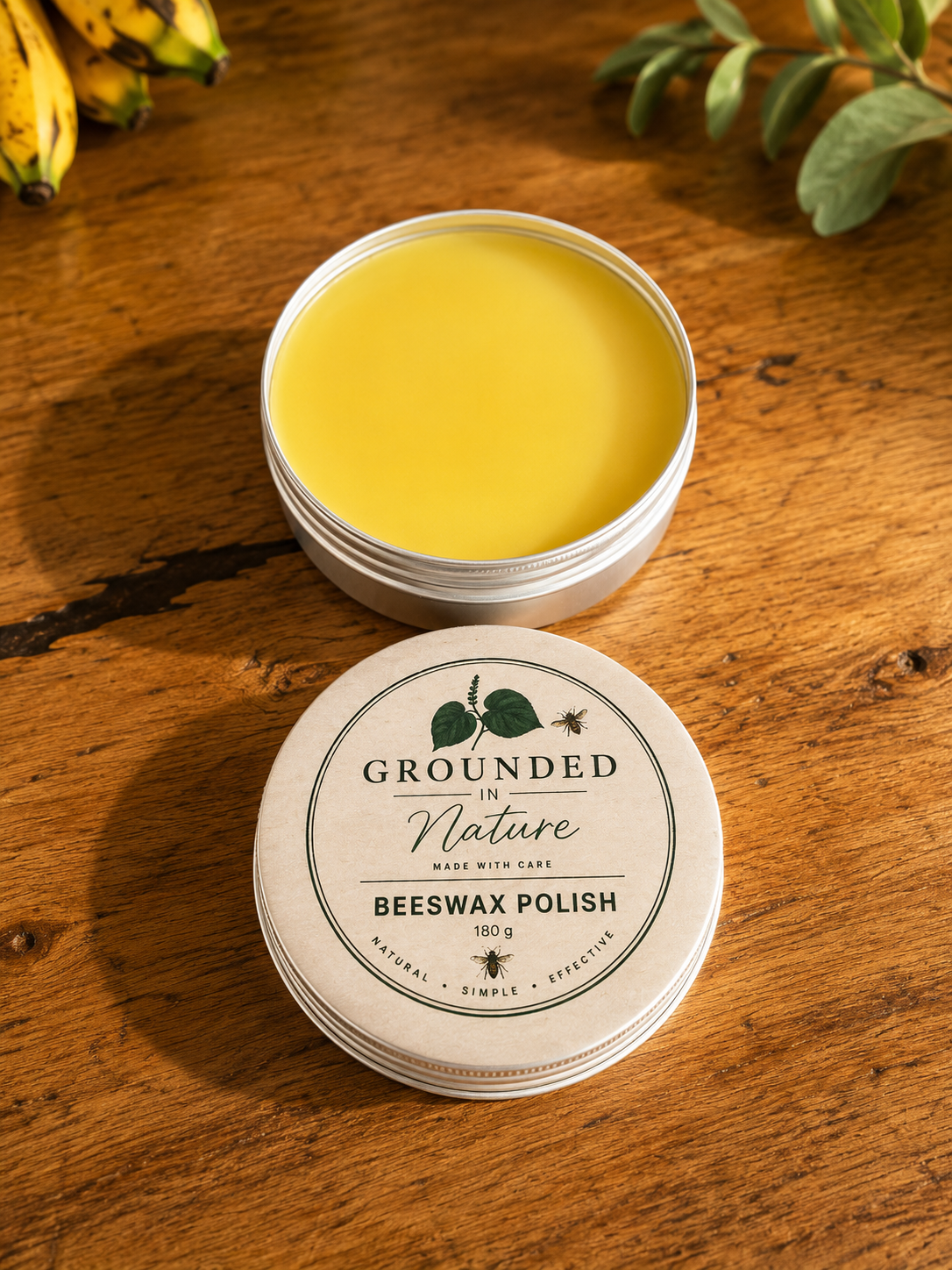 Natural Beeswax Polish – 180g